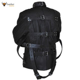 REAL LEATHER HEAVY DUTY STRAIGHTJACKET STRAIGHT STRAIT JACKET BONDAGE