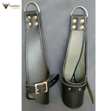 Real Leather Suspension Hand Cuffs Gay Bondage Restraints Heavy Duty