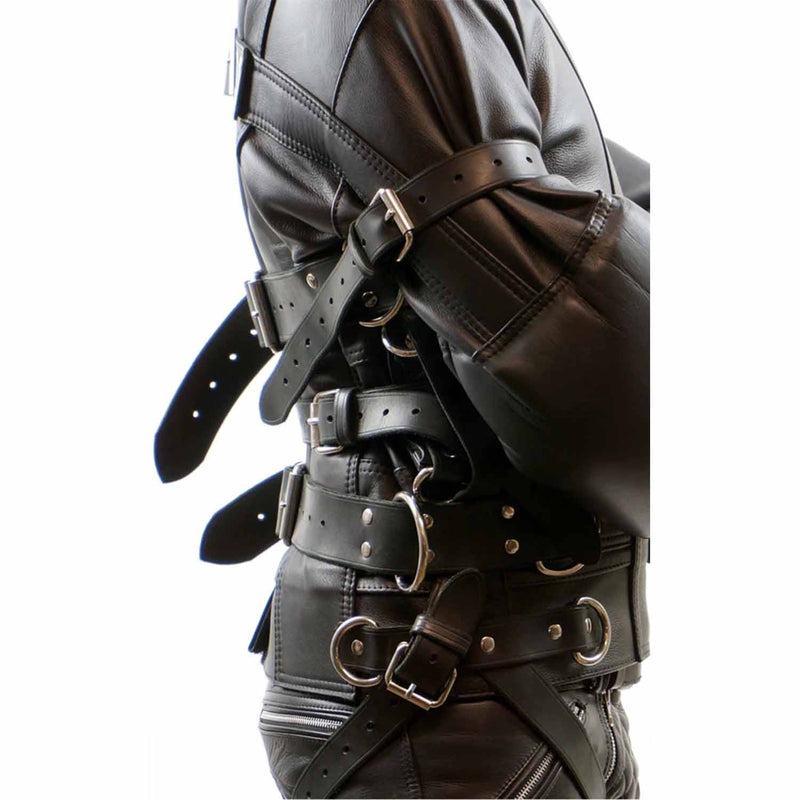 Original Cowhide Leather Bondage StraitJacket